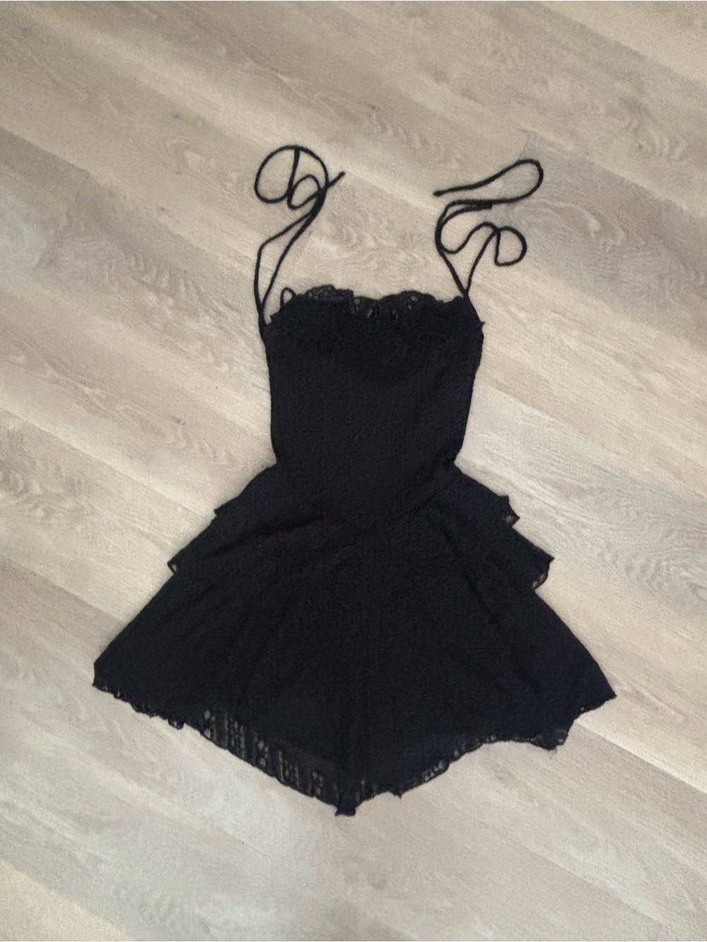 Black lace, Skater Dress
